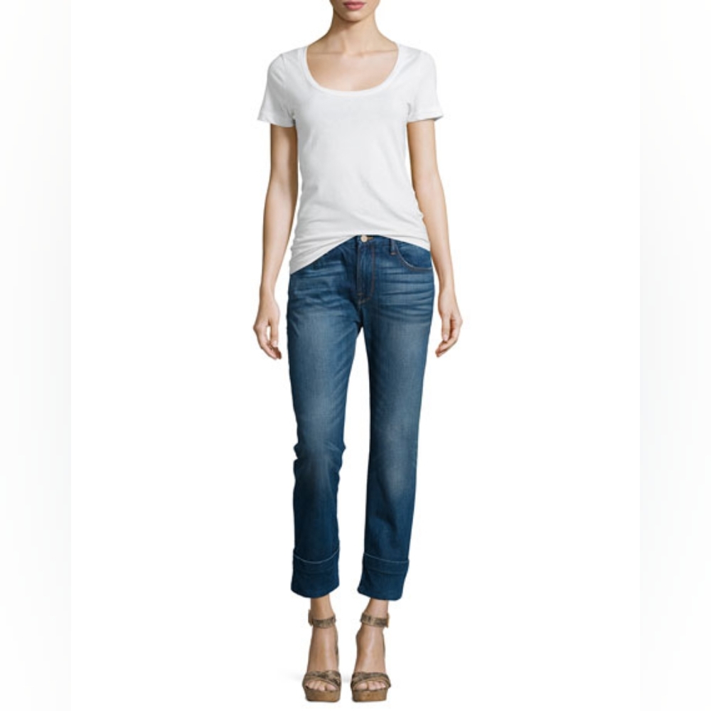 NWT Frame Denim Le Grand Cropped Trouser Jeans, Novello Sz 29